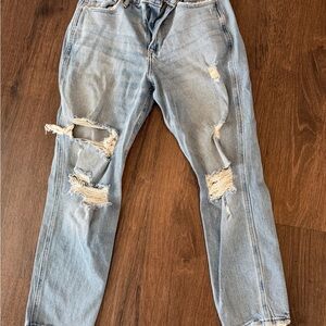 Hollister Light Blue High-Rise Jeans